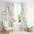 Ia Orana Tahiti Tiare Window Curtain Lemon Yellow Lei - Polynesian Pride