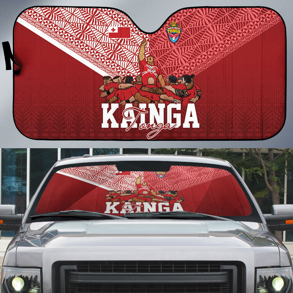 Mate Ma'a Tonga Ngatu Auto Sun Shade Kainga - Sipi Tau