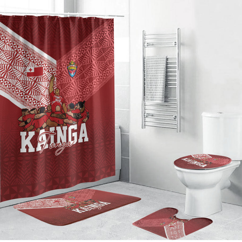 Mate Ma'a Tonga Ngatu Bathroom Set Kainga - Sipi Tau