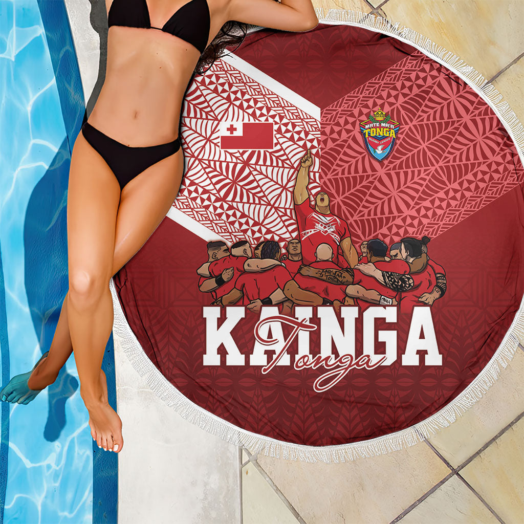 Mate Ma'a Tonga Ngatu Beach Blanket Kainga - Sipi Tau LT7 - Polynesian Pride
