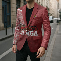 Mate Ma'a Tonga Custom Ngatu Blazer Kainga - Sipi Tau LT7 - Polynesian Pride