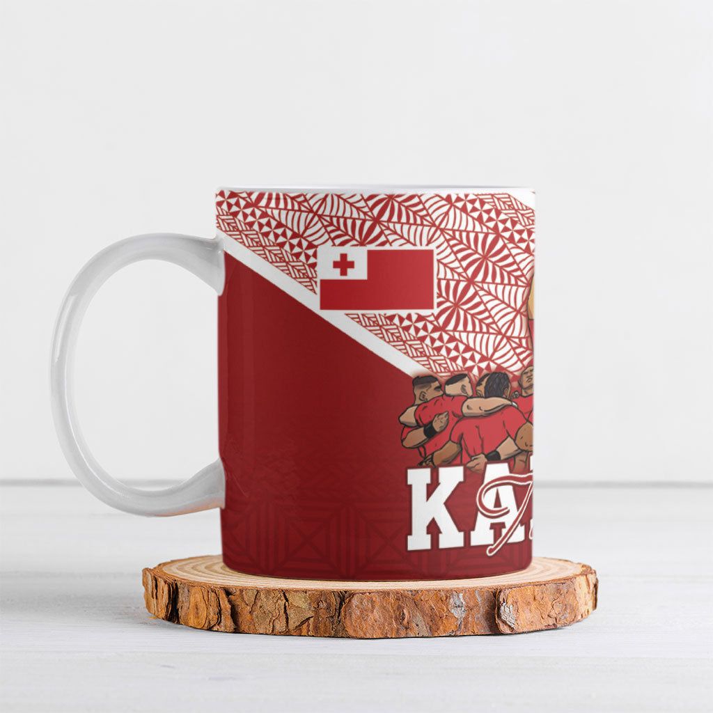 Mate Ma'a Tonga Ngatu Ceramic Mug Kainga - Sipi Tau