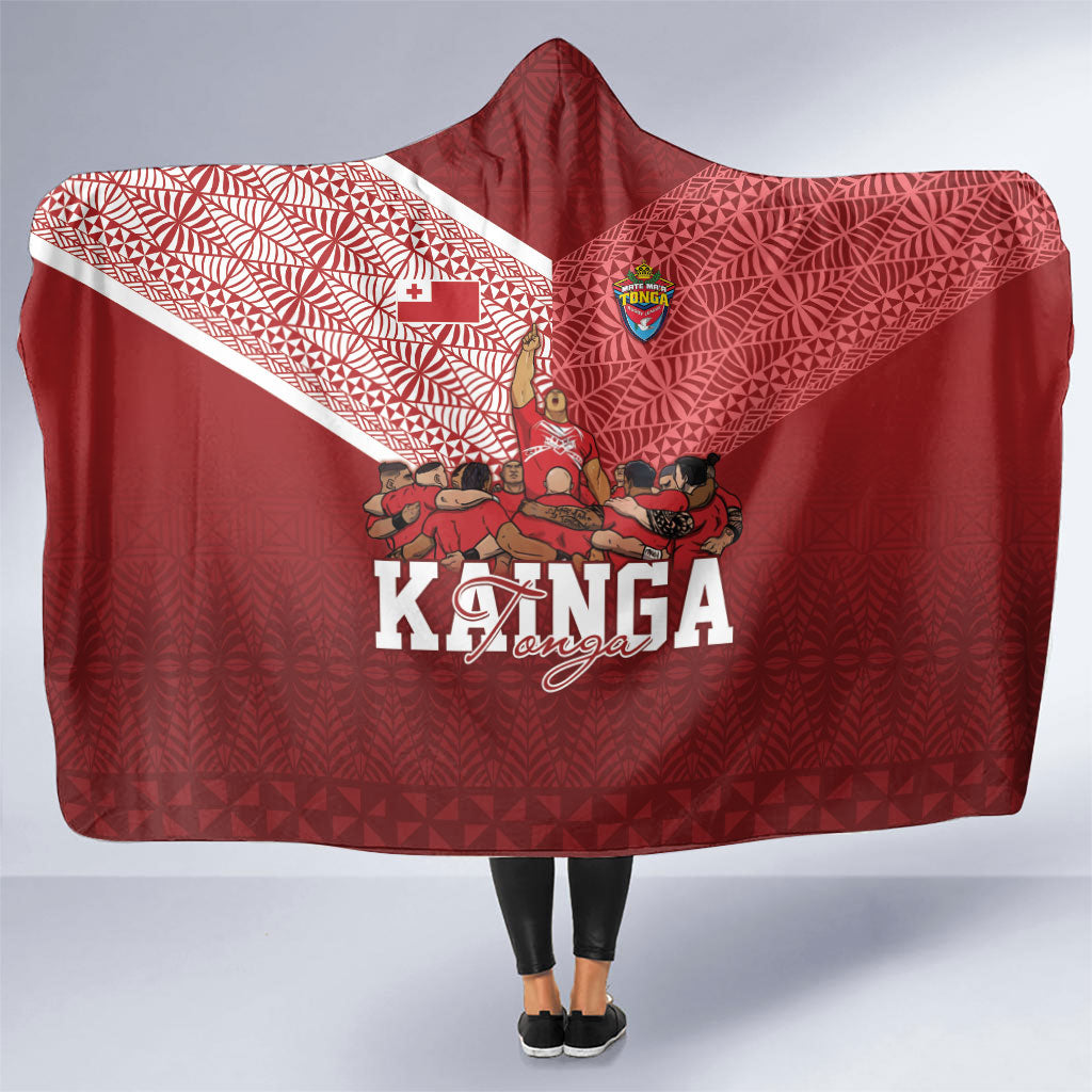 Mate Ma'a Tonga Ngatu Hooded Blanket Kainga - Sipi Tau