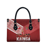 Mate Ma'a Tonga Ngatu Leather Bag Kainga - Sipi Tau LT7 - Polynesian Pride