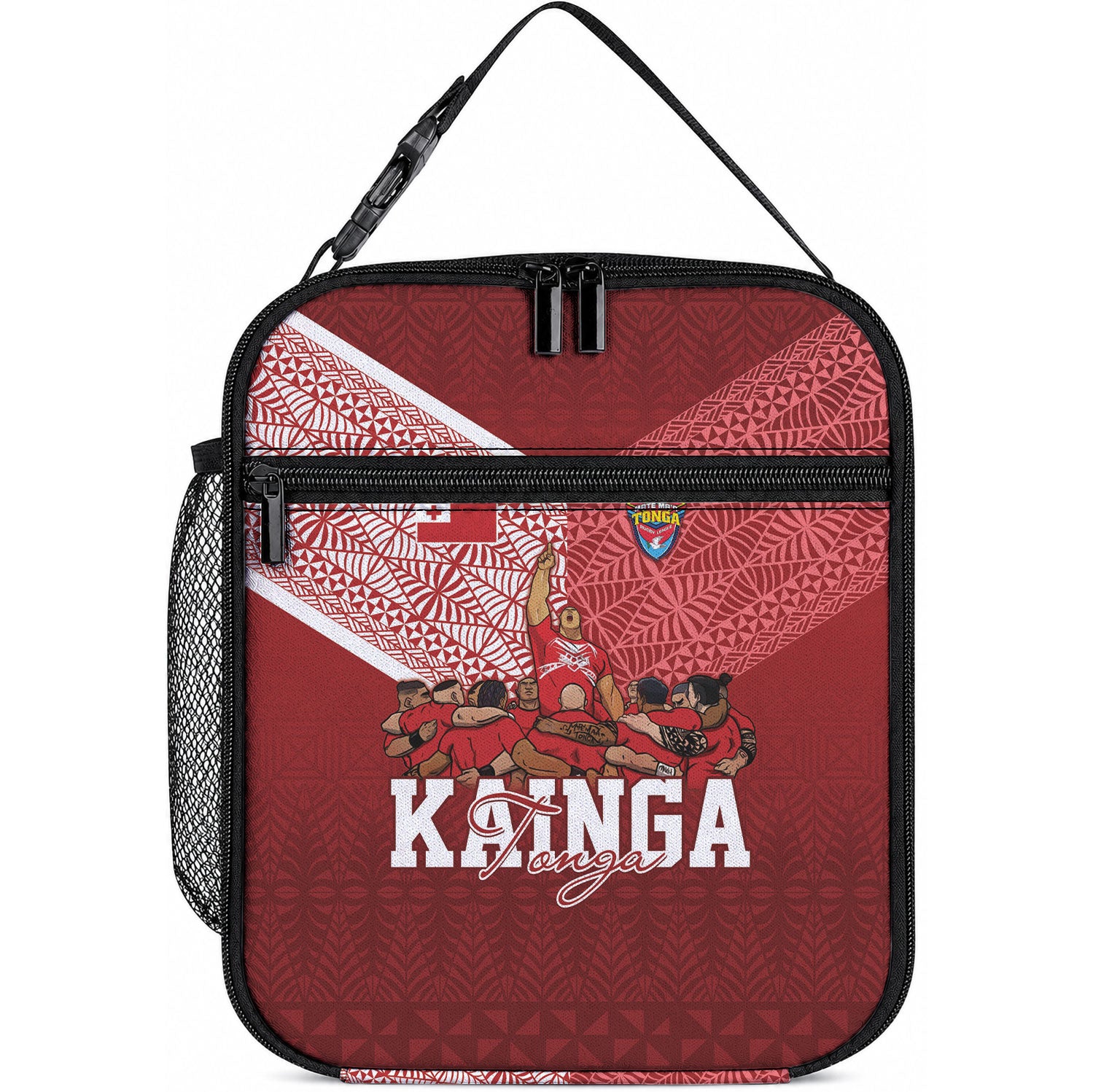 Mate Ma'a Tonga Ngatu Lunch Bag Kainga - Sipi Tau
