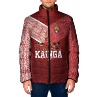Mate Ma'a Tonga Custom Ngatu Padded Jacket Kainga - Sipi Tau