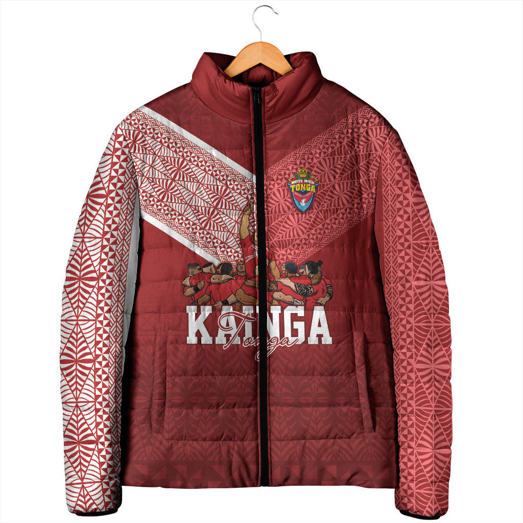 Mate Ma'a Tonga Custom Ngatu Padded Jacket Kainga - Sipi Tau