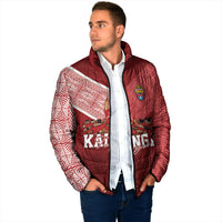 Mate Ma'a Tonga Custom Ngatu Padded Jacket Kainga - Sipi Tau