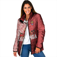 Mate Ma'a Tonga Custom Ngatu Padded Jacket Kainga - Sipi Tau