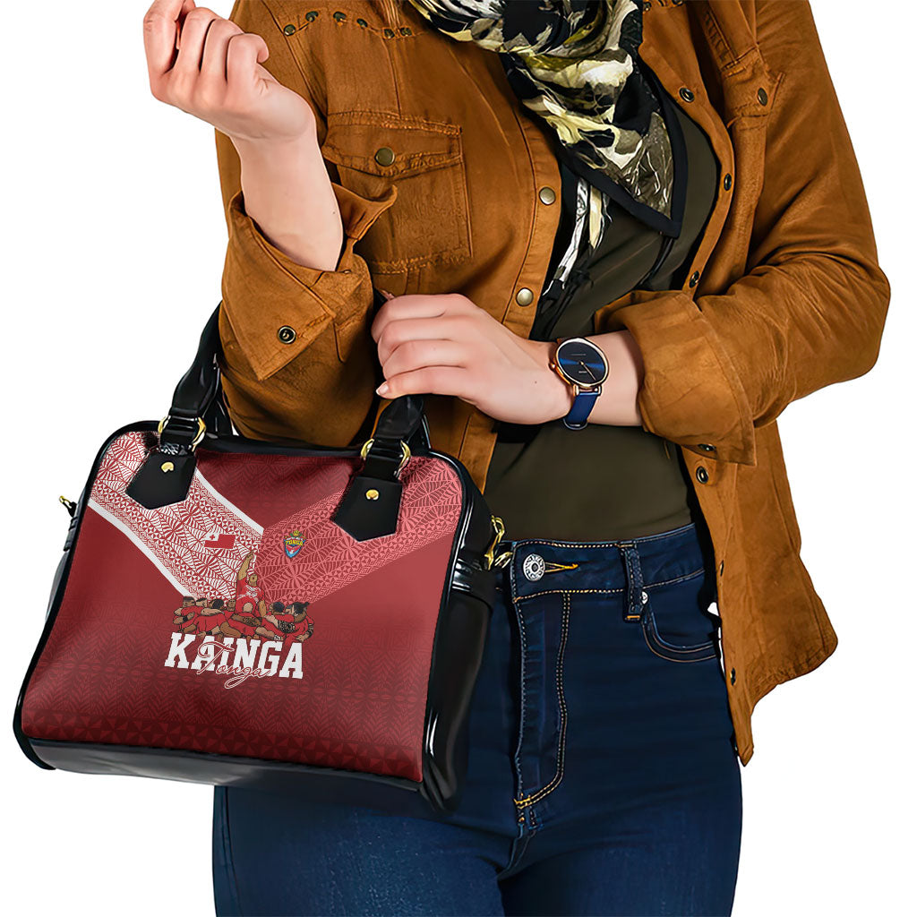 Mate Ma'a Tonga Ngatu Shoulder Handbag Kainga - Sipi Tau