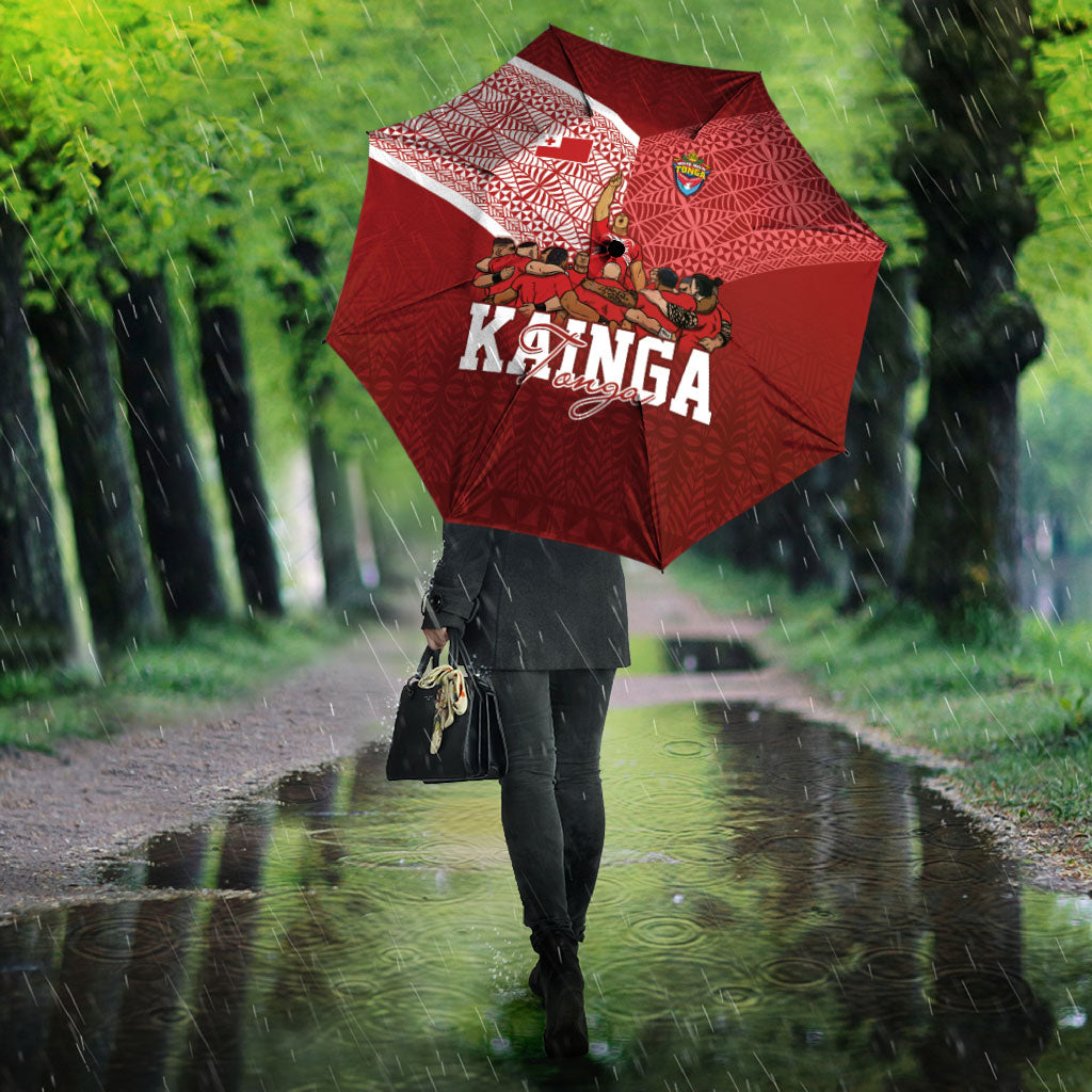 Mate Ma'a Tonga Ngatu Umbrella Kainga - Sipi Tau LT7 - Polynesian Pride