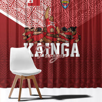 Mate Ma'a Tonga Ngatu Window Curtain Kainga - Sipi Tau LT7 - Polynesian Pride