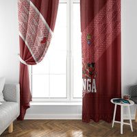 Mate Ma'a Tonga Ngatu Window Curtain Kainga - Sipi Tau LT7 - Polynesian Pride