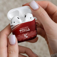 Mate Ma'a Tonga AirPods Case Basic Ngatu Kupesi Motif LT7 - Polynesian Pride