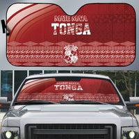 Mate Ma'a Tonga Auto Sun Shade Basic Ngatu Kupesi Motif