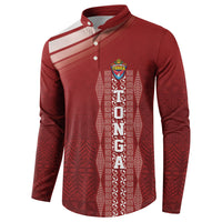 Mate Ma'a Tonga Custom Button Sweatshirt Basic Ngatu Kupesi Motif LT7 - Polynesian Pride