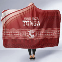 Mate Ma'a Tonga Hooded Blanket Basic Ngatu Kupesi Motif