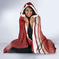 Mate Ma'a Tonga Hooded Blanket Basic Ngatu Kupesi Motif