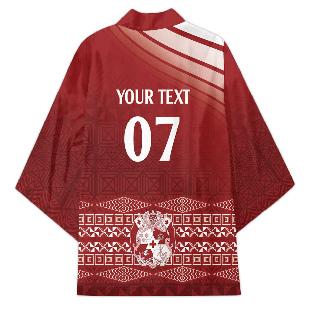 Mate Ma'a Tonga Custom Kimono Basic Ngatu Kupesi Motif