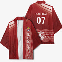 Mate Ma'a Tonga Custom Kimono Basic Ngatu Kupesi Motif