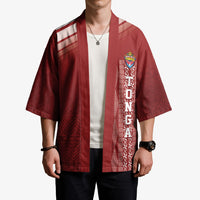 Mate Ma'a Tonga Custom Kimono Basic Ngatu Kupesi Motif