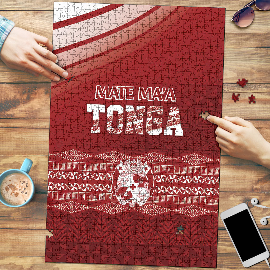 Mate Ma'a Tonga Puzzle Basic Ngatu Kupesi Motif