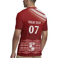 Mate Ma'a Tonga Custom Rugby Jersey Basic Ngatu Kupesi Motif LT7 - Polynesian Pride