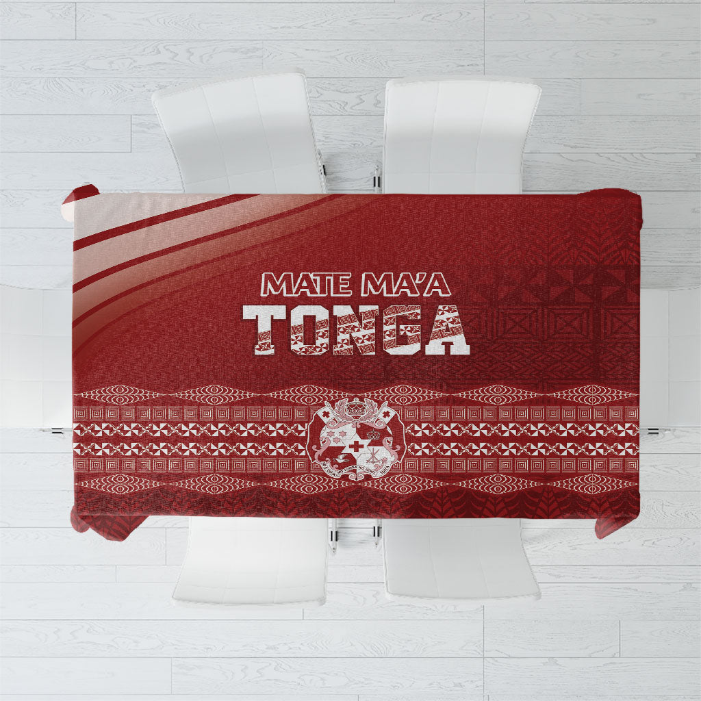 Mate Ma'a Tonga Tablecloth Basic Ngatu Kupesi Motif