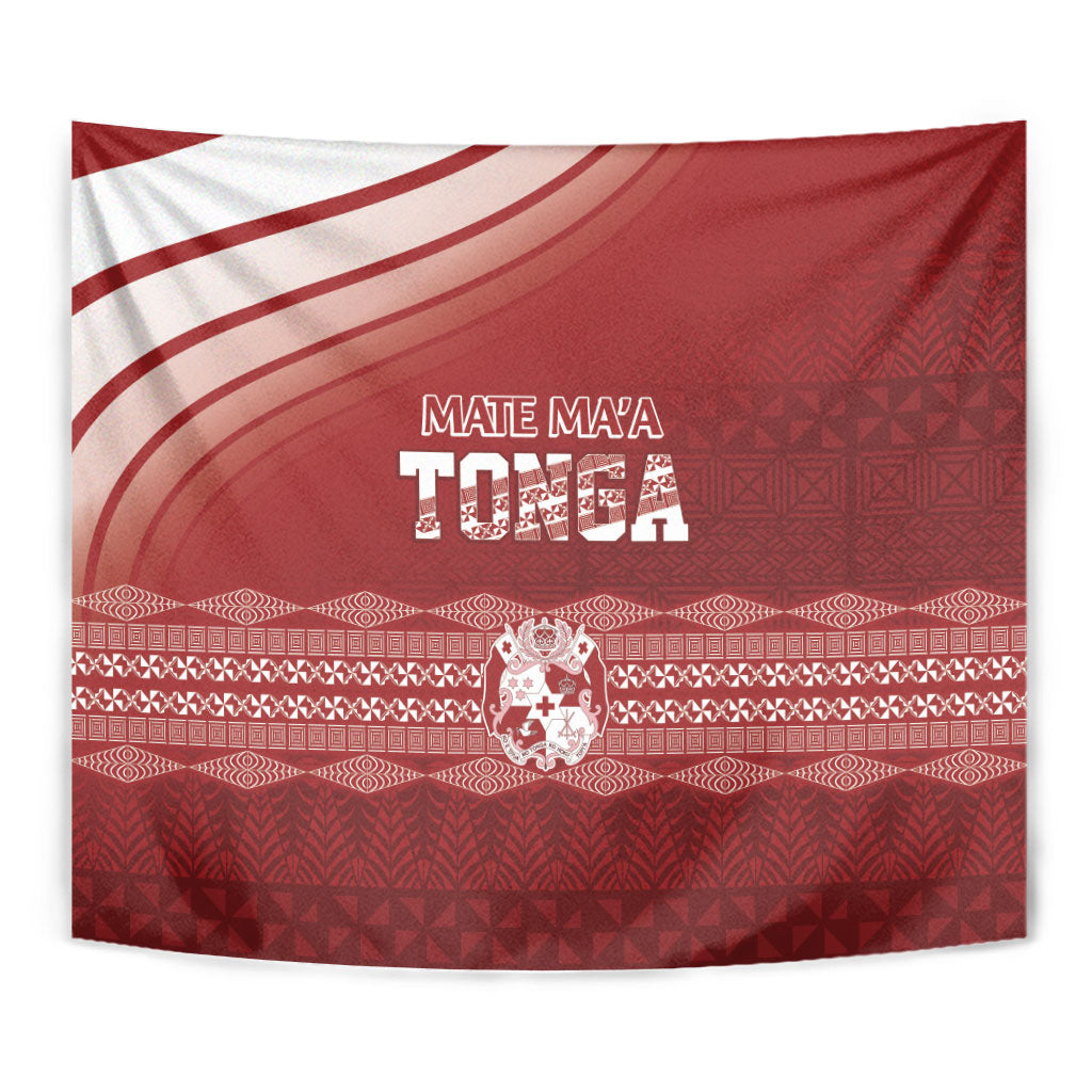 Mate Ma'a Tonga Tapestry Basic Ngatu Kupesi Motif