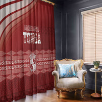 Mate Ma'a Tonga Window Curtain Basic Ngatu Kupesi Motif LT7 - Polynesian Pride