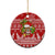 Hawaii Tiki Christmas Ceramic Ornament Mele Kalikimaka LT7 - Polynesian Pride