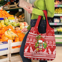 Hawaii Tiki Christmas Grocery Bag Mele Kalikimaka LT7 - Polynesian Pride