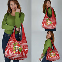 Hawaii Tiki Christmas Grocery Bag Mele Kalikimaka LT7 - Polynesian Pride