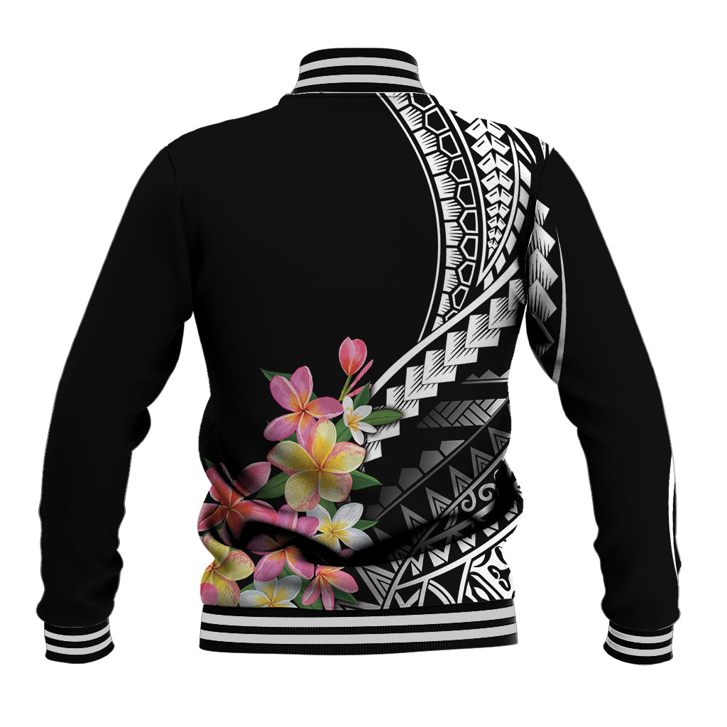 AAPI Heritage Month Baseball Jacket Kanaka Hawaii Plumeria LT7 - Polynesian Pride