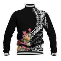 AAPI Heritage Month Baseball Jacket Kanaka Hawaii Plumeria LT7 - Polynesian Pride