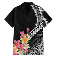 AAPI Heritage Month Family Matching Off Shoulder Short Dress and Hawaiian Shirt Kanaka Hawaii Plumeria LT7 - Polynesian Pride