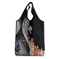 AAPI Heritage Month Grocery Bag Kanaka Hawaii Plumeria LT7 - Polynesian Pride