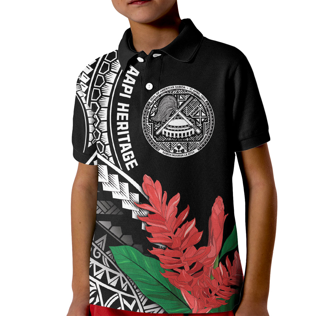 AAPI Heritage Month Kid Polo Shirt Samoa Teuila