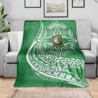 Tonga Liahona High School Personalized Blanket Ngatu Tokelaufeletoa Motifs