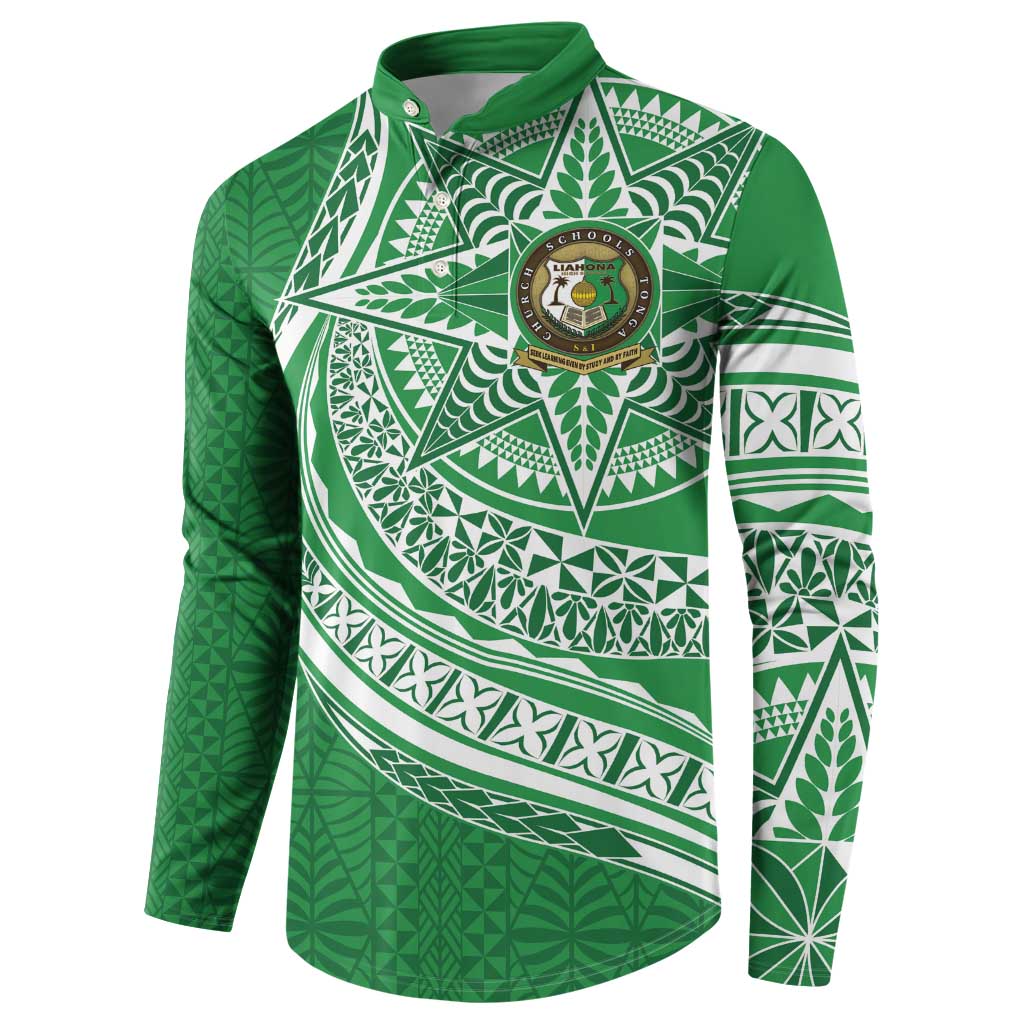 Tonga Liahona High School Personalized Button Sweatshirt Ngatu Tokelaufeletoa Motifs