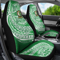 Tonga Liahona High School Personalized Car Seat Cover Ngatu Tokelaufeletoa Motifs