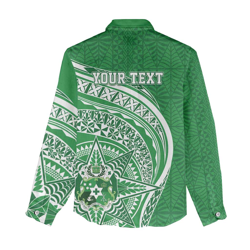 Tonga Liahona High School Personalized Women Casual Shirt Ngatu Tokelaufeletoa Motifs