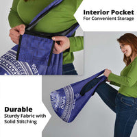 Tupou College Toloa Grocery Bag Ngatu Tapa Mix Style