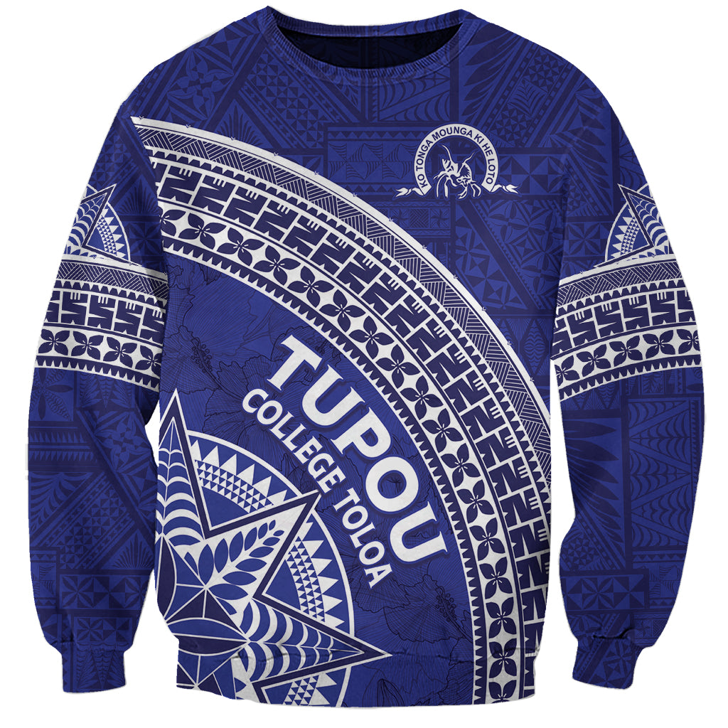 Tupou College Toloa Sweatshirt Ngatu Tapa Mix Style