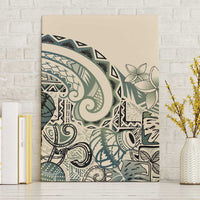 Aloha Hawaii Tapa Canvas Wall Art Summer Green Hawaiian Ipu LT7 Without Frame Emerald - Polynesian Pride