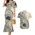 Aloha Hawaii Tapa Couples Matching Mermaid Dress and Hawaiian Shirt Summer Green Hawaiian Ipu - Polynesian Pride