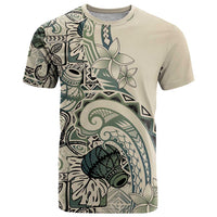 Aloha Hawaii Tapa T Shirt Summer Green Hawaiian Ipu - Polynesian Pride