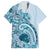 Aloha Hawaii Tapa Hawaiian Shirt Cool Turquoise Hawaiian Ipu - Polynesian Pride