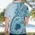 Aloha Hawaii Tapa Hawaiian Shirt Cool Turquoise Hawaiian Ipu - Polynesian Pride