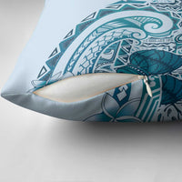 Aloha Hawaii Tapa Pillow Cover Cool Turquoise Hawaiian Ipu LT7 - Polynesian Pride